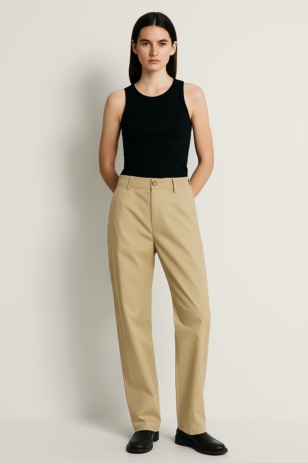Sophia | Relaxed Chino Trousers
